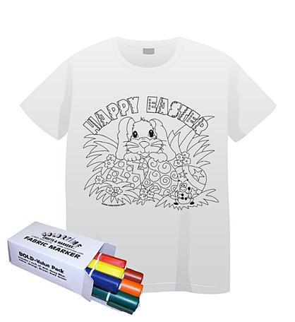 Easter Bunny Tee & Marker Pack