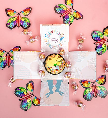 Hoppy Easter Butterflies and Chocolate Surprise Box