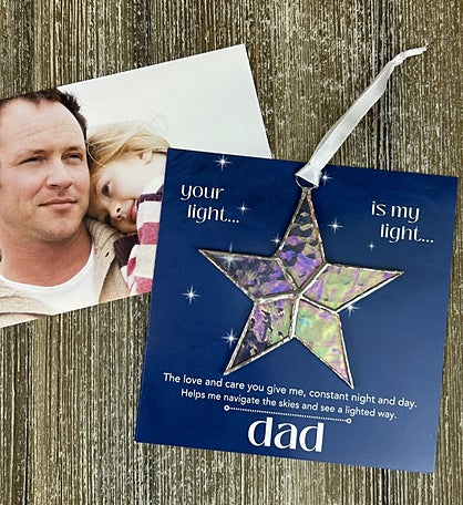 Gift For Dad: Handmade Stained-glass Star