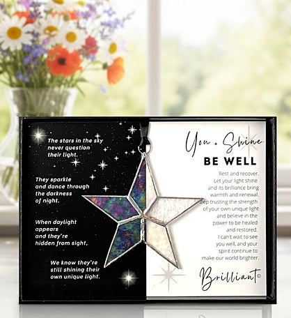 Be Well Star: Thoughtful Get Well Gift with Supportive Message