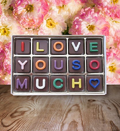 I Love You So Much Chocolate Message Gift