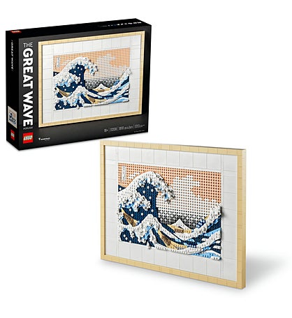 LEGO Art Hokusai -The Great Wave 31208 Building Kit 1,810 Pieces
