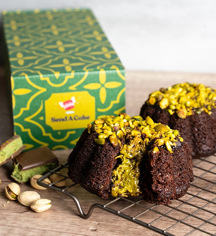 Dubai Chocolate Cake Duo