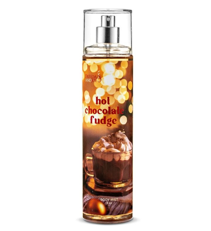 Hot Chocolate Fudge Fragrance Body Mist in 8oz Spray Bottle