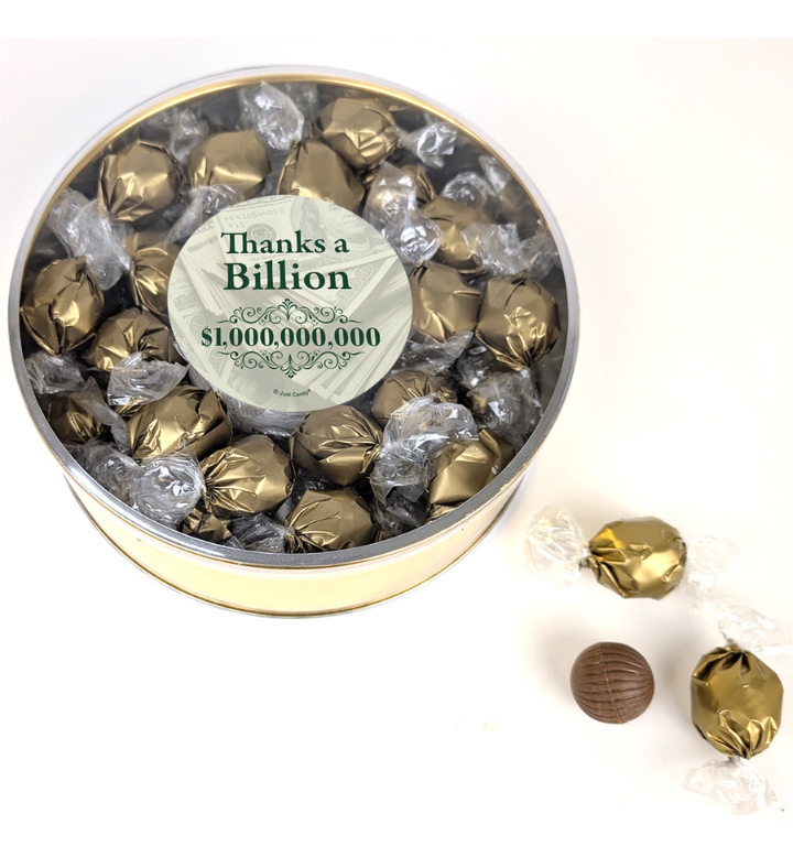 Thanks You Dubai Chocolate Truffles Gift Tin