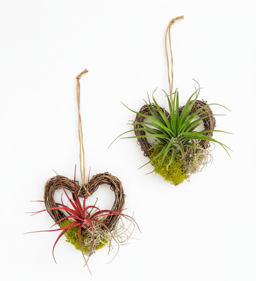 Festive Live Air Plant Hangers Charming Holiday Decor
