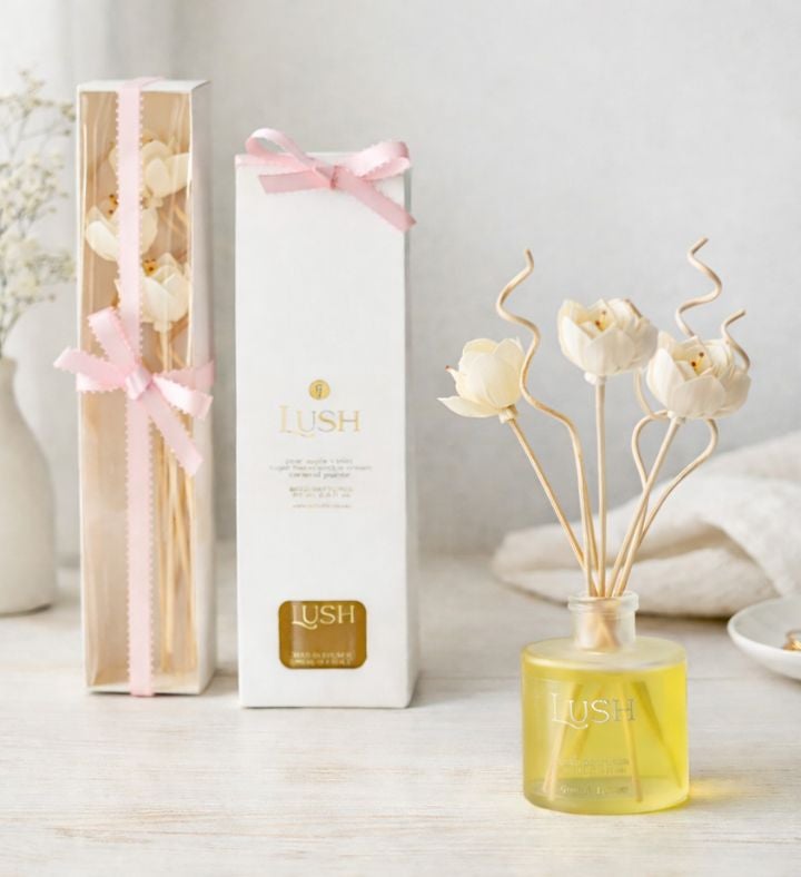 Lush Floral Reed Diffuser Gift Set