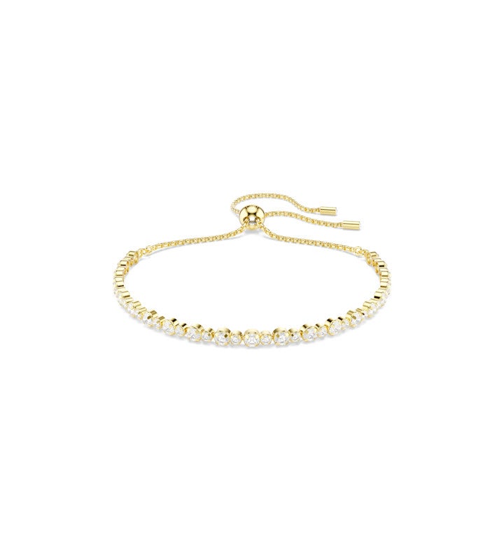 Matrix Bracelet Round Cut White Gold tone Plated