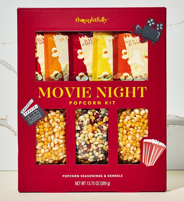 Movie Night Popcorn Kit, Includes Kernels And Seasoning