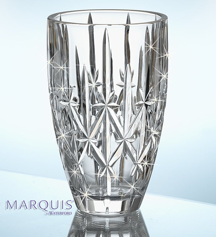 Red Roses in Marquis by Waterford® Vase 107042