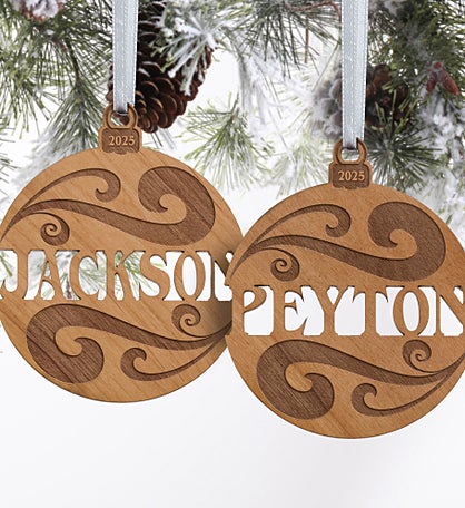 You Name It Personalized Wood Ornament