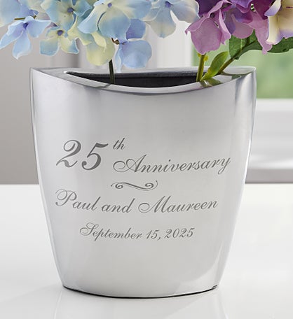 Everlasting Love Personalized Anniversary Vase
