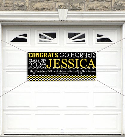 School Memories Personalized Graduation Banner