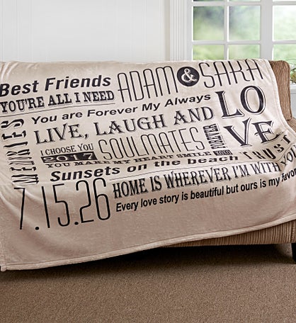 Our Life Together Personalized Blanket