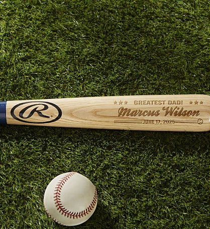Father of the Year Personalized 28" Rawlings Baseball Bat