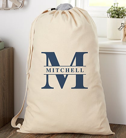 Lavish Last Name Personalized Laundry Bag
