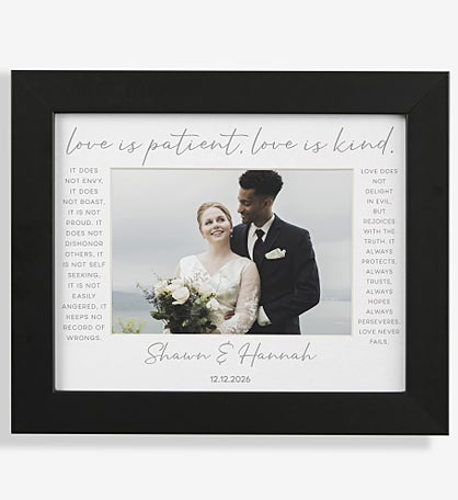 Love Is Patient Personalized Matted Frames