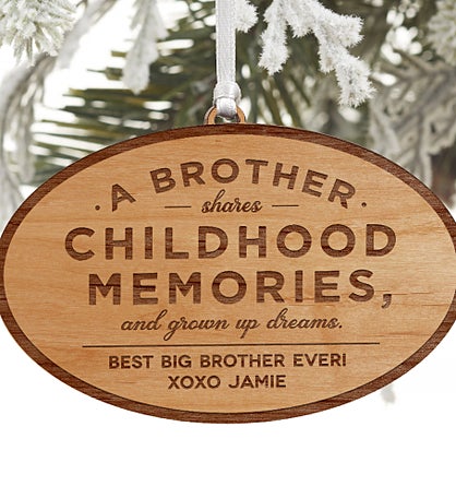 Special Brother Personalized Ornament