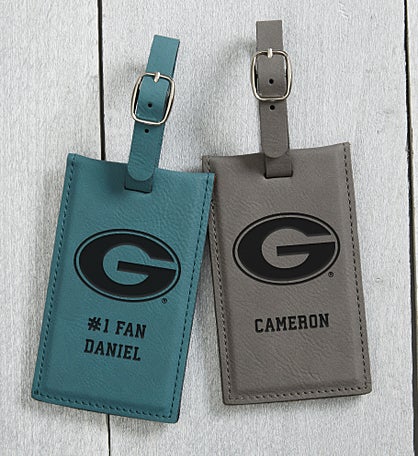 NCAA Georgia Bulldogs Personalized Leatherette Luggage Tag