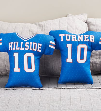 Football Jersey Personalized Throw Pillow