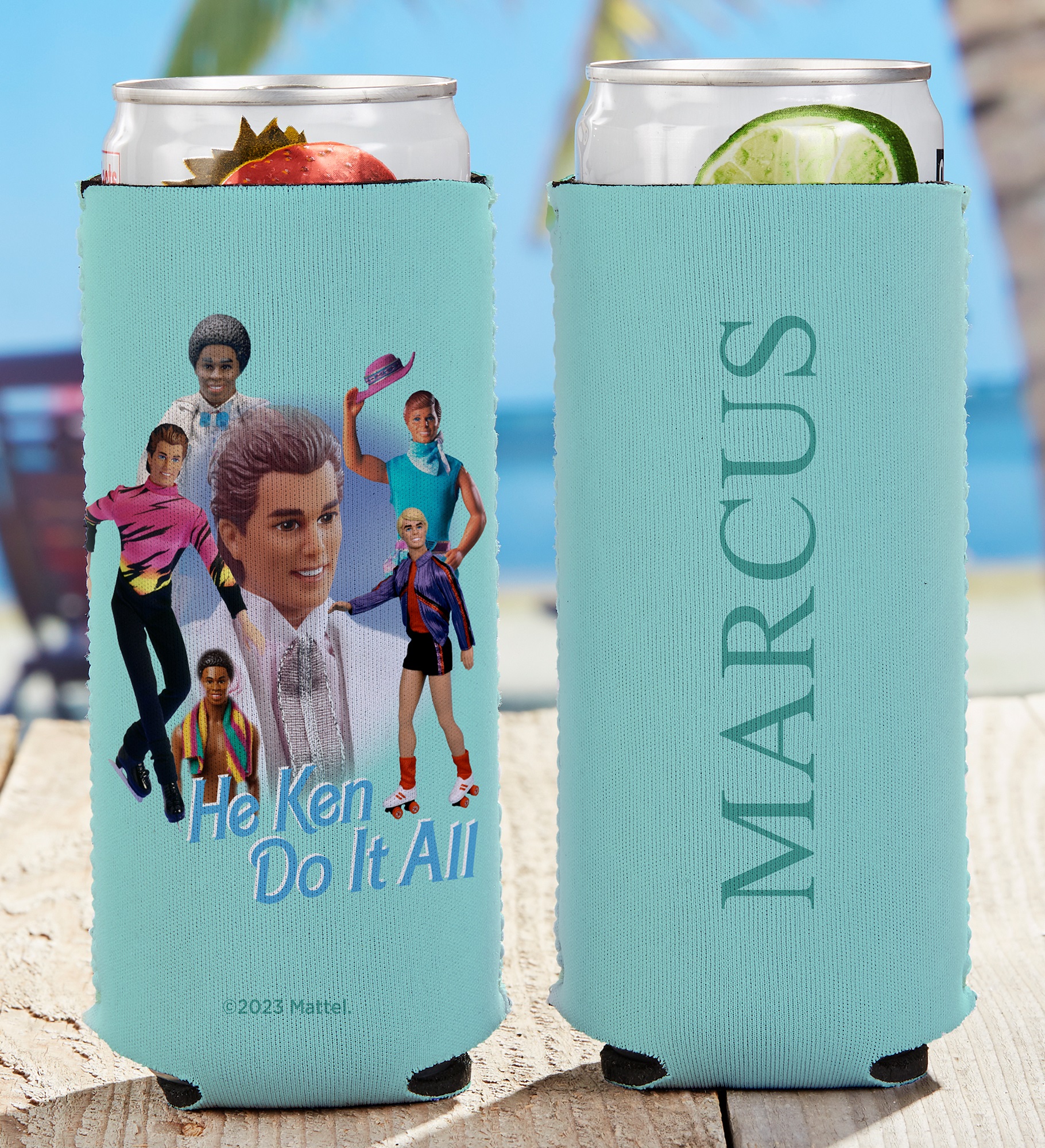 Ken™ Do It All Personalized Slim Can Cooler