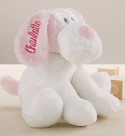 Embroidered Plush Puppy