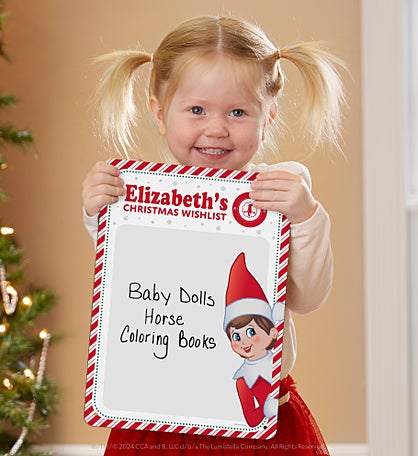 The Elf on the Shelf® Personalized Dry Erase Sign