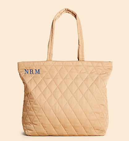 Vera Bradley Embroidered Original Tote-Tiger's Eye