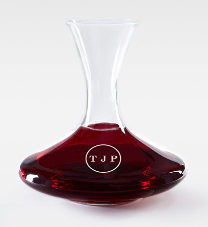 Personalized Elegant Luigi Bormioli® Captain's Wine Decanter