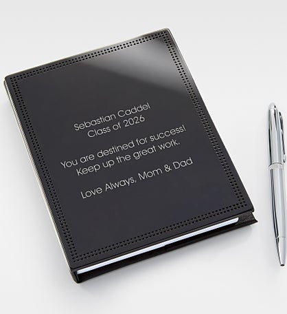 Engraved Black Metal Journal