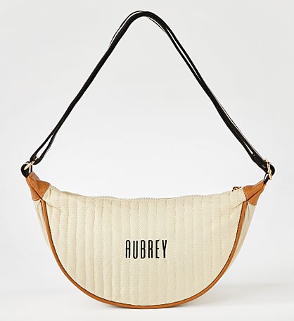 Embroidered Shiraleah Sling Crossbody in Ivory