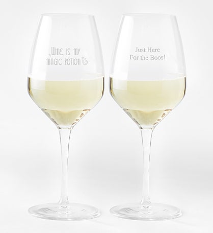 Engraved Magic Potion Atelier Wine Glass