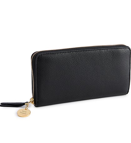 Vera Bradley Leather Continental Wallet Moonless Night