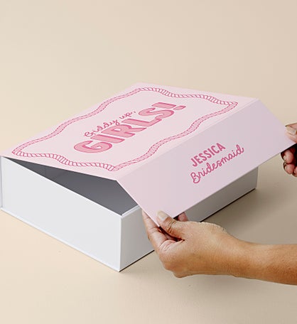 Kittenish Pink Rodeo Personalized Keepsake Box