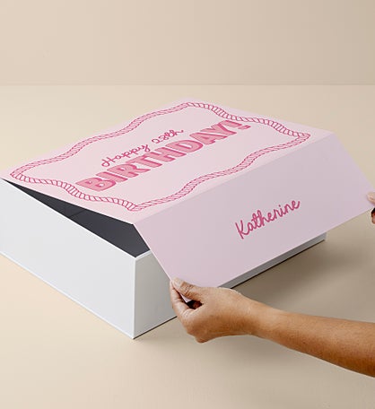 Kittenish Pink Rodeo Personalized Keepsake Box