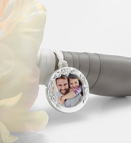 Engraved Round Bouquet Photo Charm by Jessie James Decker