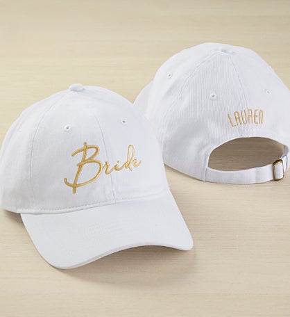 Embroidered Bridal Party Baseball Cap by Jessie James Decker