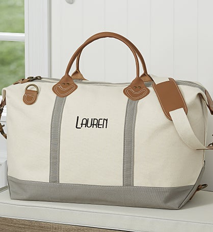 Embroidered Canvas Duffel by Jessie James Decker