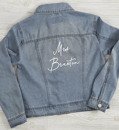 Kittenish Embroidered Denim Jacket