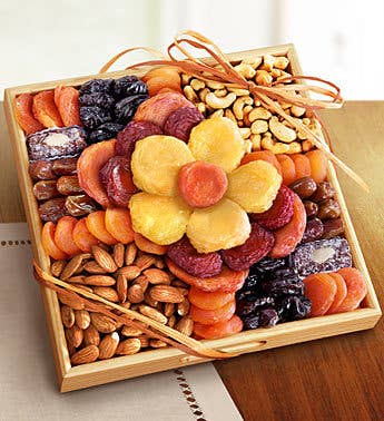Flower in Bloom Gourmet Fruit  Nuts