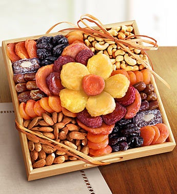 Flower in Bloom Gourmet Fruit  Nuts