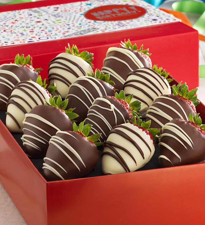 Birthday Chocolate Covered Strawberries