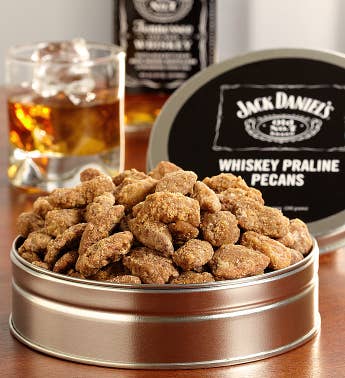Jack Daniels Whiskey Praline Pecan Tin