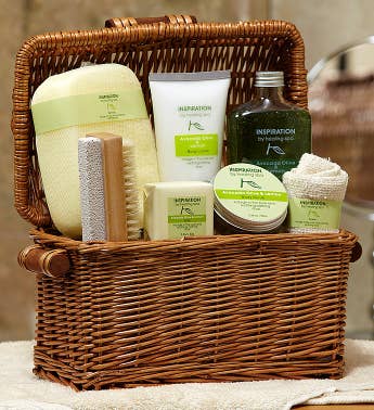 Healing Lemon Avocado  Olive Spa Basket