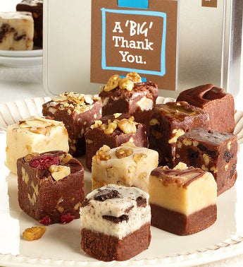A BIG Thank You Gourmet Fudge Tin