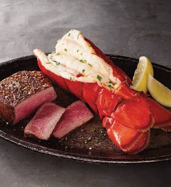 Surf  Turf Filet  Lobster Tail - Stock Yards
