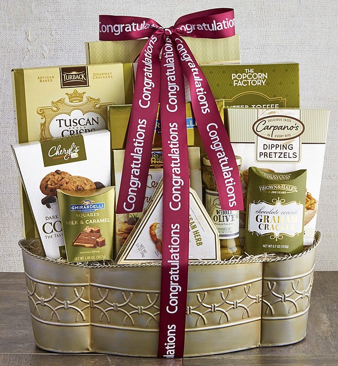 Grand Congratulations Gift Basket
