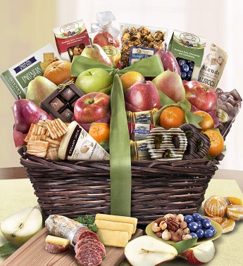 Distinctive Fruit  Sweets Gift Basket