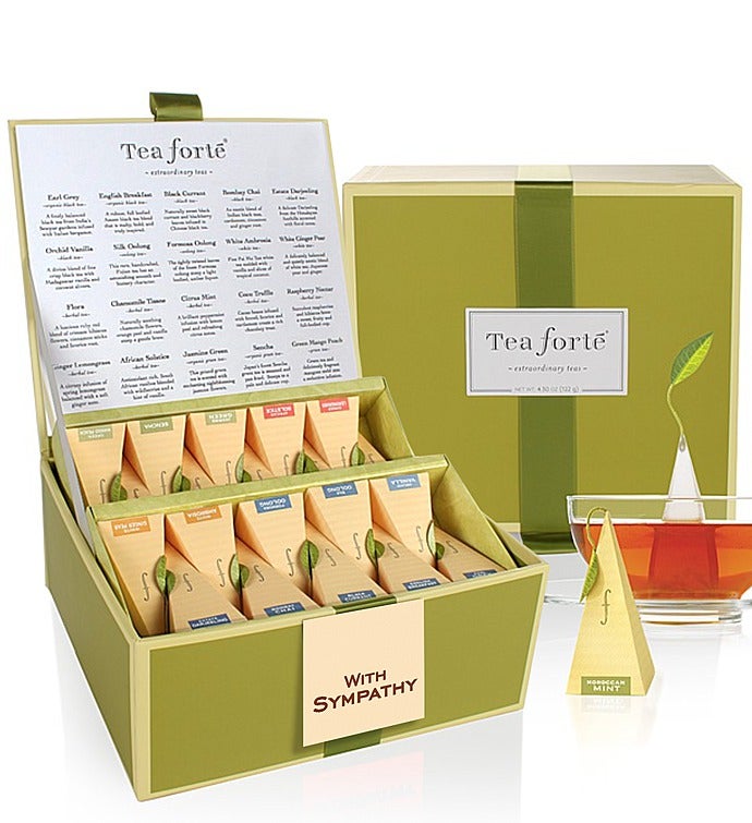 With Caring Concern Tea Forte® Tea Collection