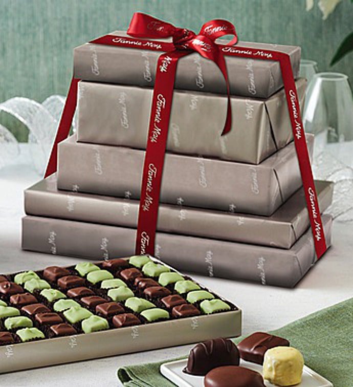 Fannie May Platinum Wrap Gift Tower